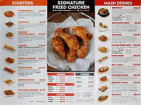 bonchon chicken menu.